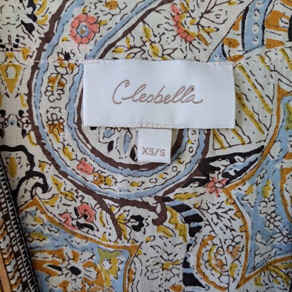 CLEOBELLA Evereve Kaleidoscope Wrap Kimono Top Size XS/S Beachy Boho - Picture 7 of 11